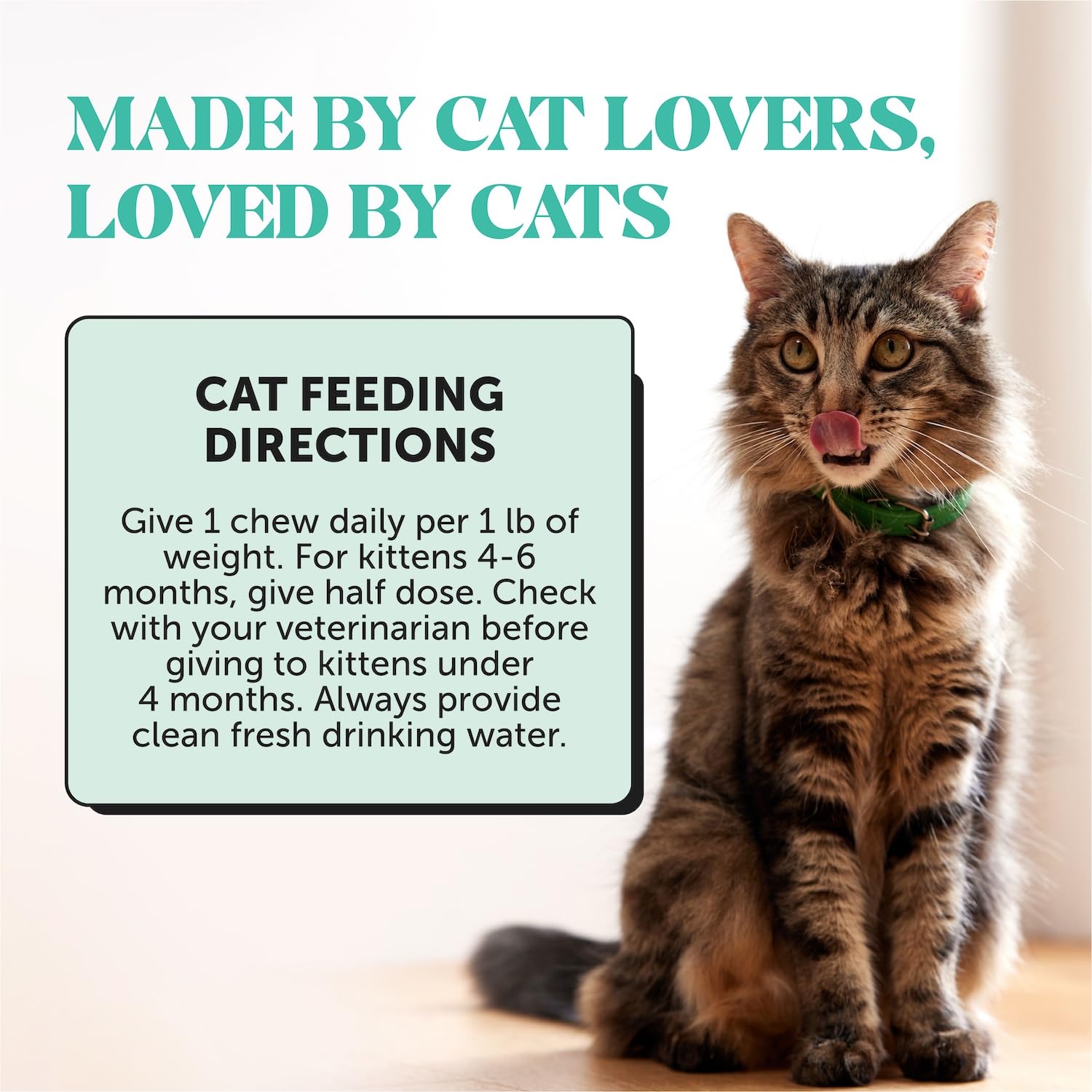 Fresh Breath Dental Bites for Cats – Crunchy & Creamy Cat Dental Treats for Fresh Breath, Tartar & Plaque Control – Dual-Texture Cat Oral Care Bites for Bright Teeth & Healthy Gums – 30 Day Supply - image 7