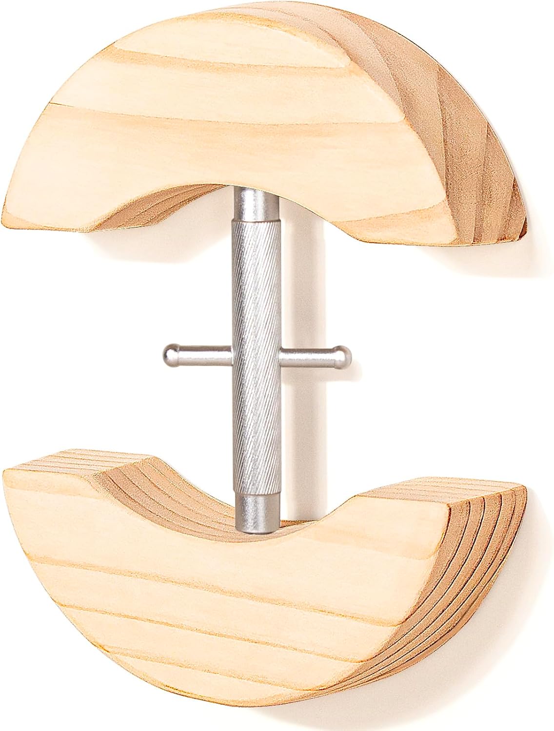 Upgraded Hat Stretcher for Fitted Hats, Adjustable Cowboy Hat Stretcher Fit All Caps - Wooden Heavy Duty of Cap Extender w. a Rotating Rod