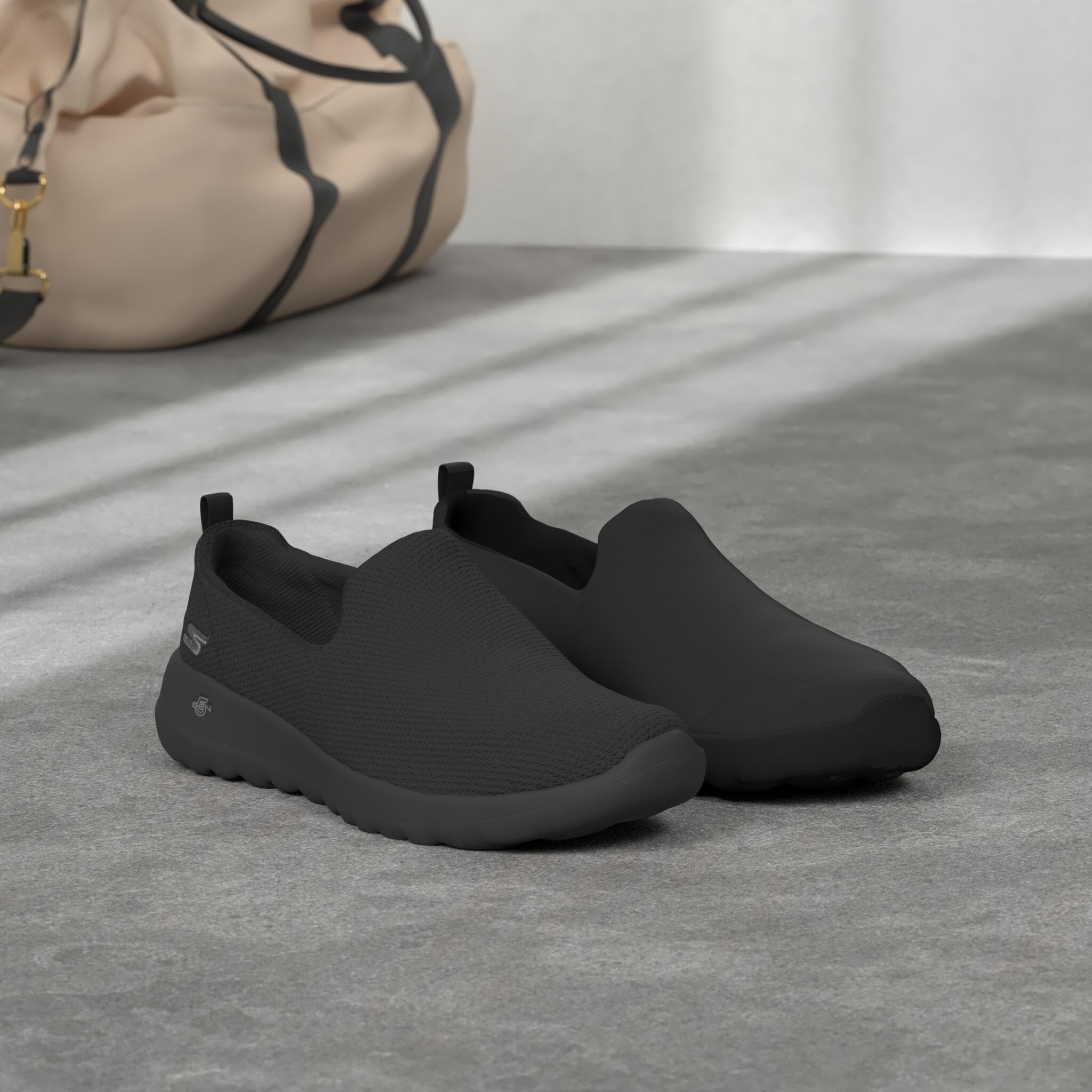 Image secondaire de Skechers Go Walk Joy - Baskets Femme Noires, Confort et Flexibilité