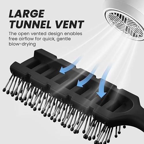 Miniatura 2 de Balon Cepillo de pelo para mujeres y hombres, cepillos de cabello con ventilación de secado rápido, cepillo desenredante sin dolor para todo cepillo