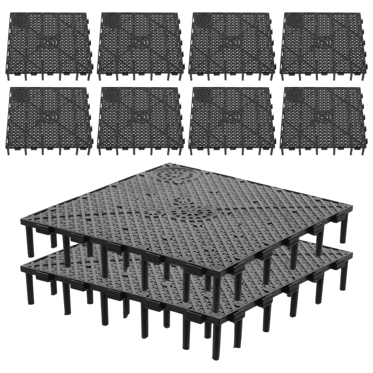 TEHAUX Fish Tank Bottom Filter Plate 6 X 6 X 1 06 Inch Pvc Aquarium Undergravel Filter Divider