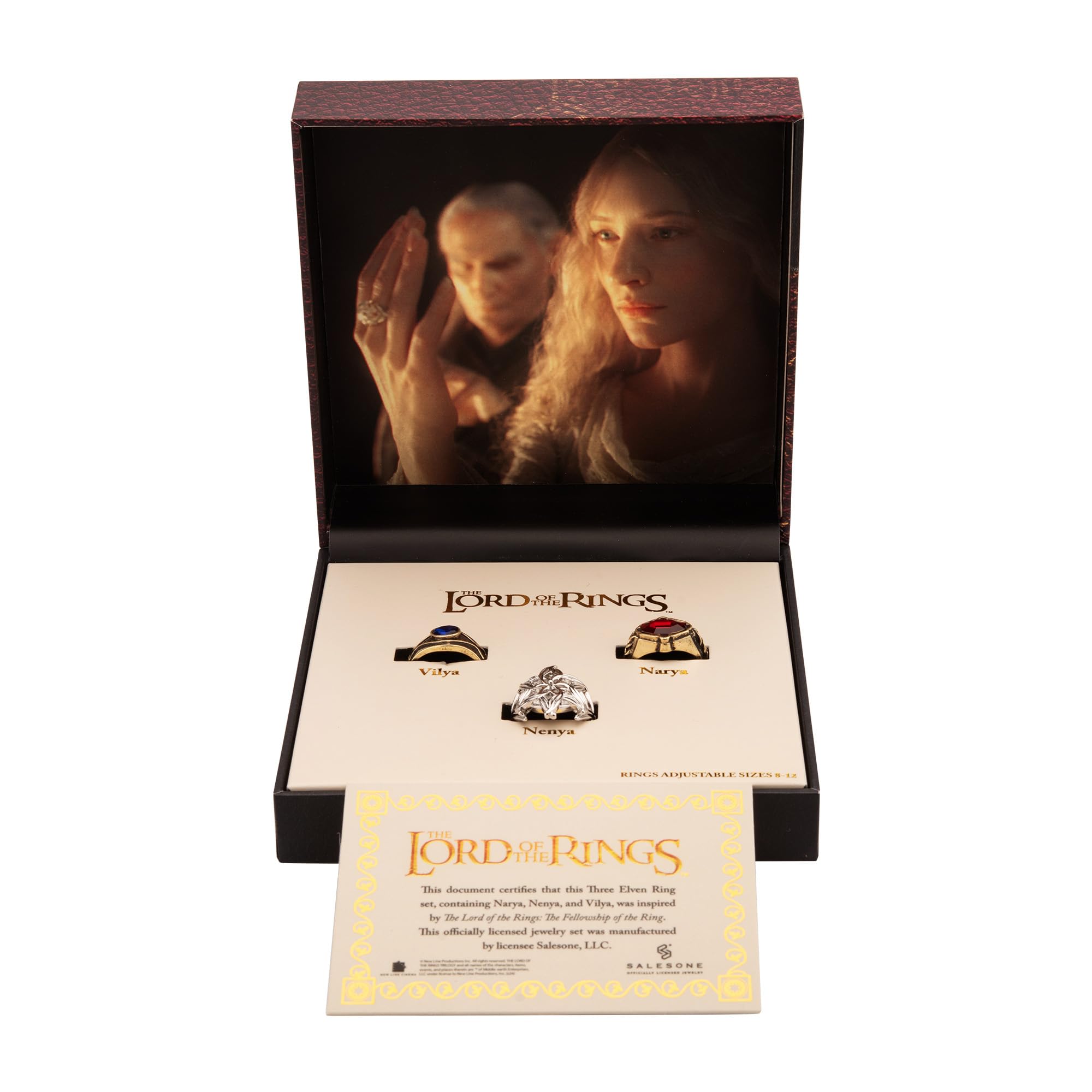 SalesOne The Lord of the Rings Three Elven Adjustable Ring Set
