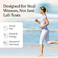 Vista 4 de Nourished AndroEase Plus - Vegan Hormone Balance for Women - Zinc, Reishi, Green Tea and Saw Palmetto for Women - for Energy, Vitality, Facial Hair