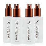 HerStyler Serum, 4 Pack - Hair Styling Agent with Argan Oil for Dry, Damaged Hair - Frizz Control Serum for Straightening, Shine, Trendy Tresses