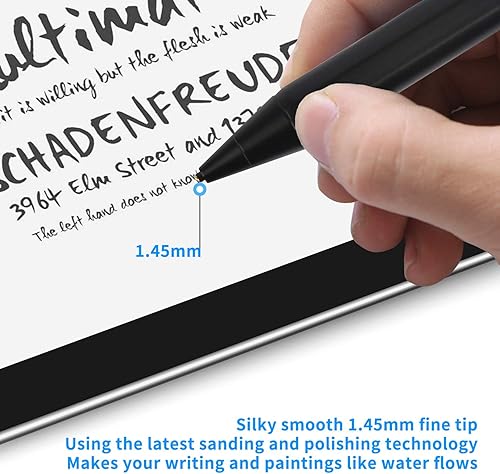 Miniatura 5 de EVACH - Lápiz digital capacitivo de alta sensibilidad con punta ultrafina de 0.069 pulgadas, para Tienda Kindle Fire 10, color negro