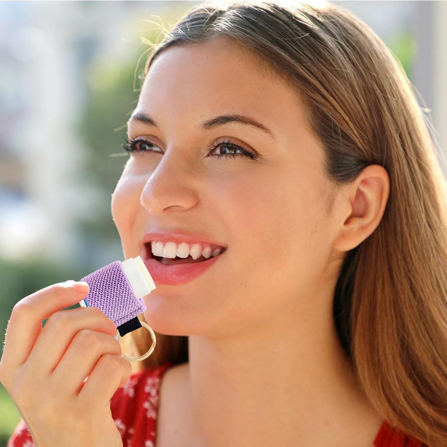 Lip balm Holder Keychain Bulk Lip Gloss Holder Key chain Lipstick Holder Mini Lip Balm Holder - Image 4