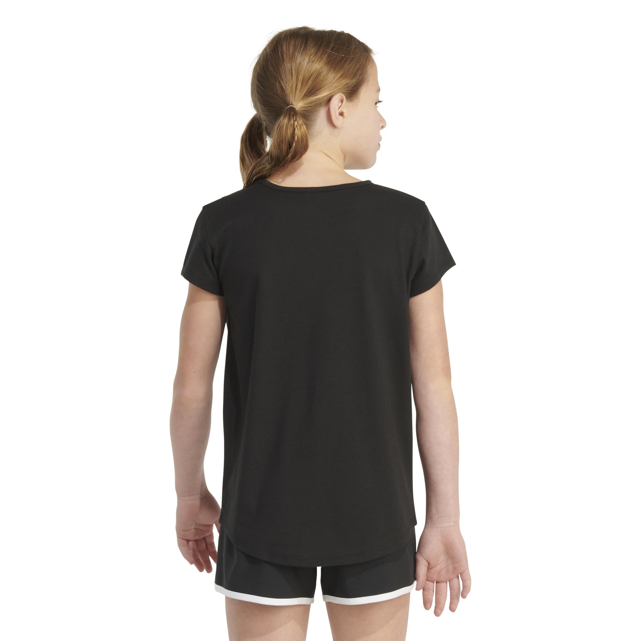 adidas Koszulka Dziewczynki Short Sleeve Scoop Neck Tee T-shirt