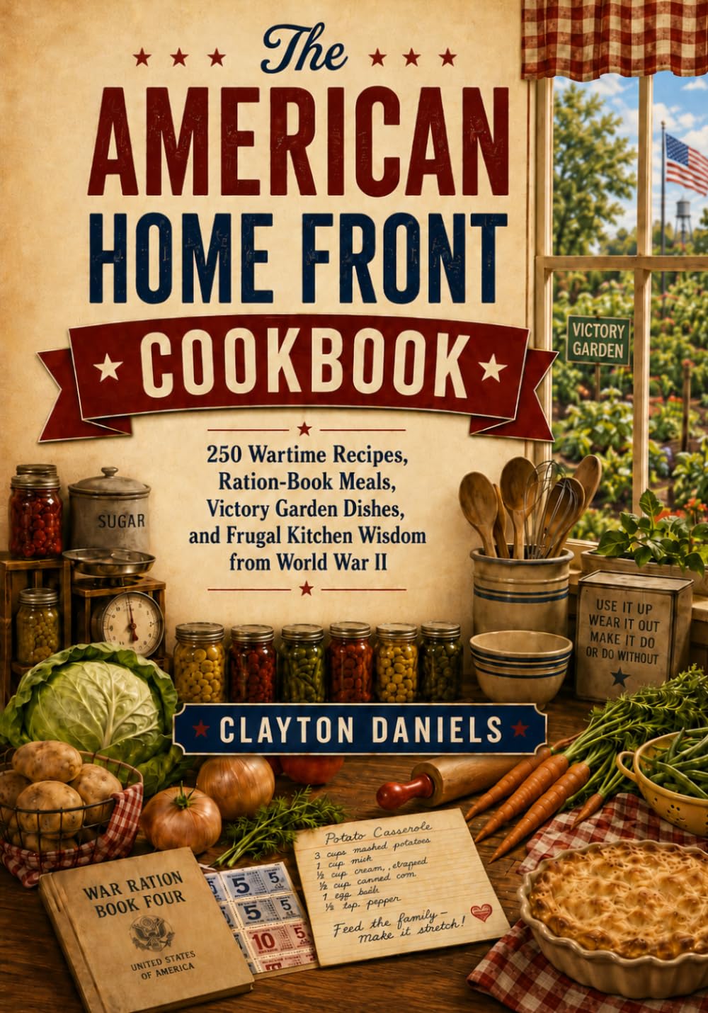 The American Home Front Cookbook: 250 Wartime Recipes, Ration-Book Meals, Victory Garden Dishes, and Frugal Kitchen Wisdom from World War II