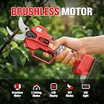 Pruning Shear Compatible with Milwaukee 18V Battery Packs Pruner with LED Display CrSS Blade Max 35mm Cutting Diameter for Gardening & Tree Pruning(Battery not Included)