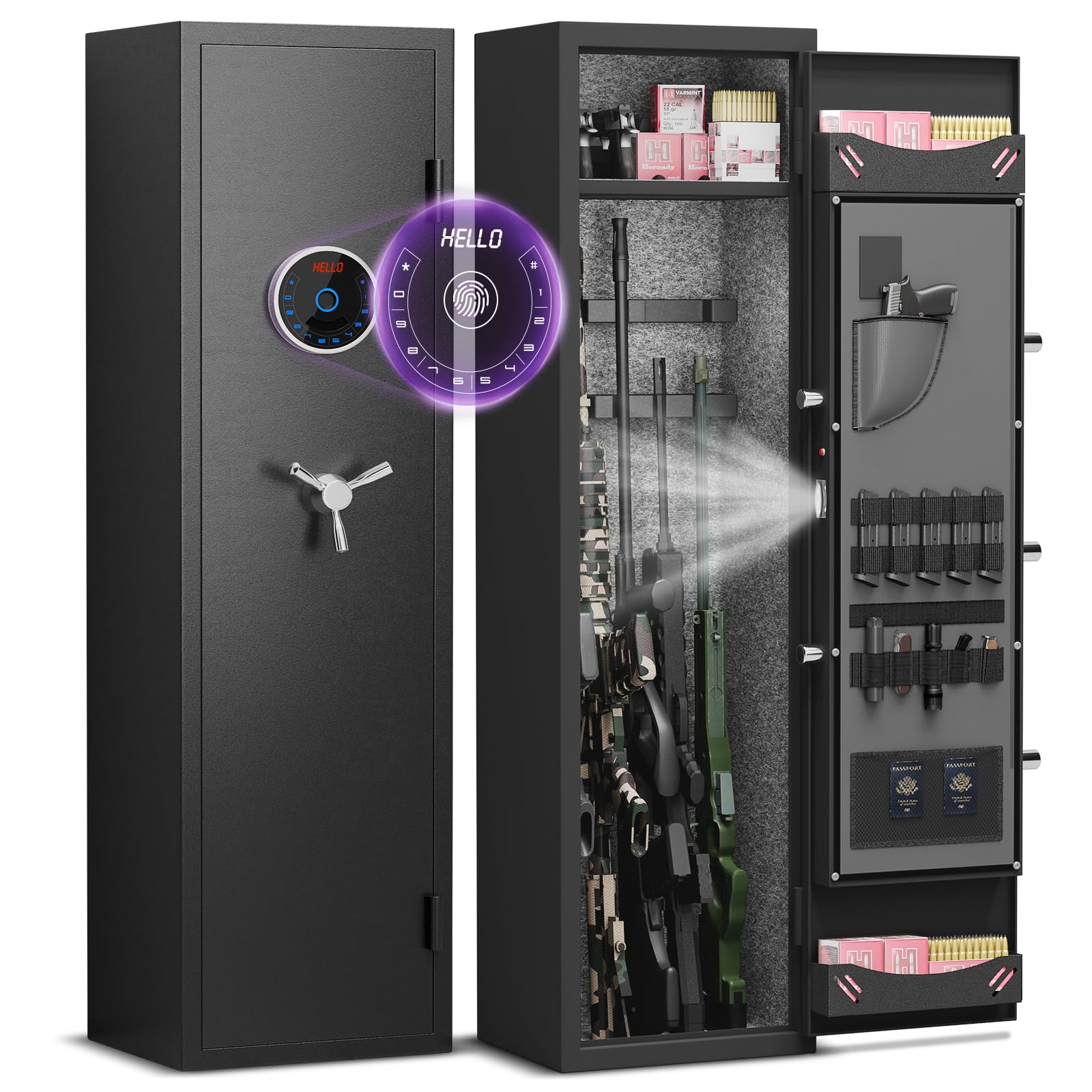 Gun Accessories Locking Gun Cabinet Buy Atripark Rifle Gun Safe, Long ...
