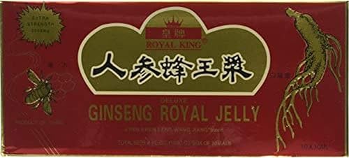 GINSENG PRODUCTS Ginseng y jalea real en una base de miel 10 viales, 0.02 libras
