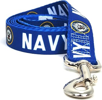 US Navy Dog Leash | Navy Emblem | Officially Licensed | Made in USA | Gift for Sailor