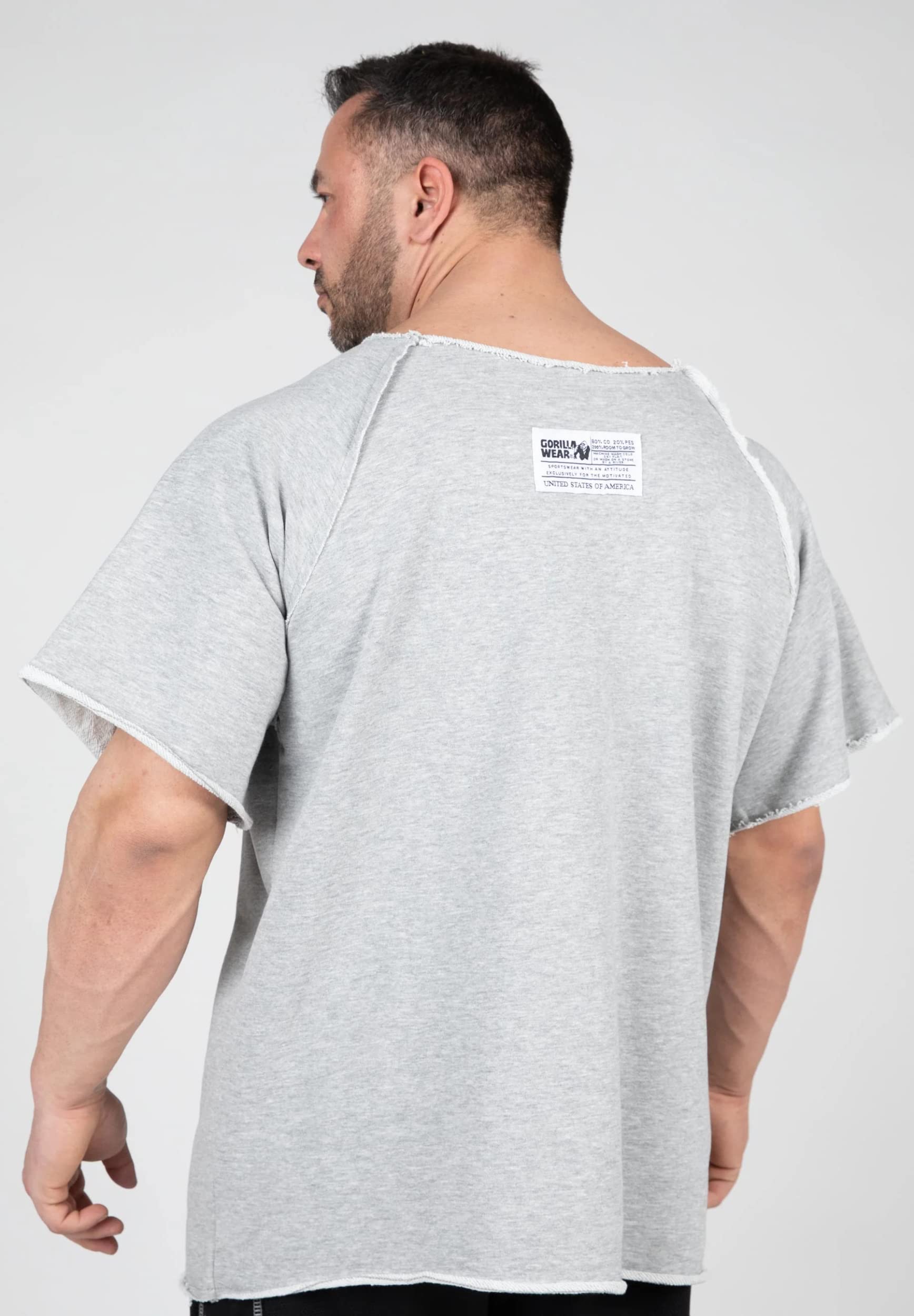 GORILLA WEAR Classic Workout Top Dark Green