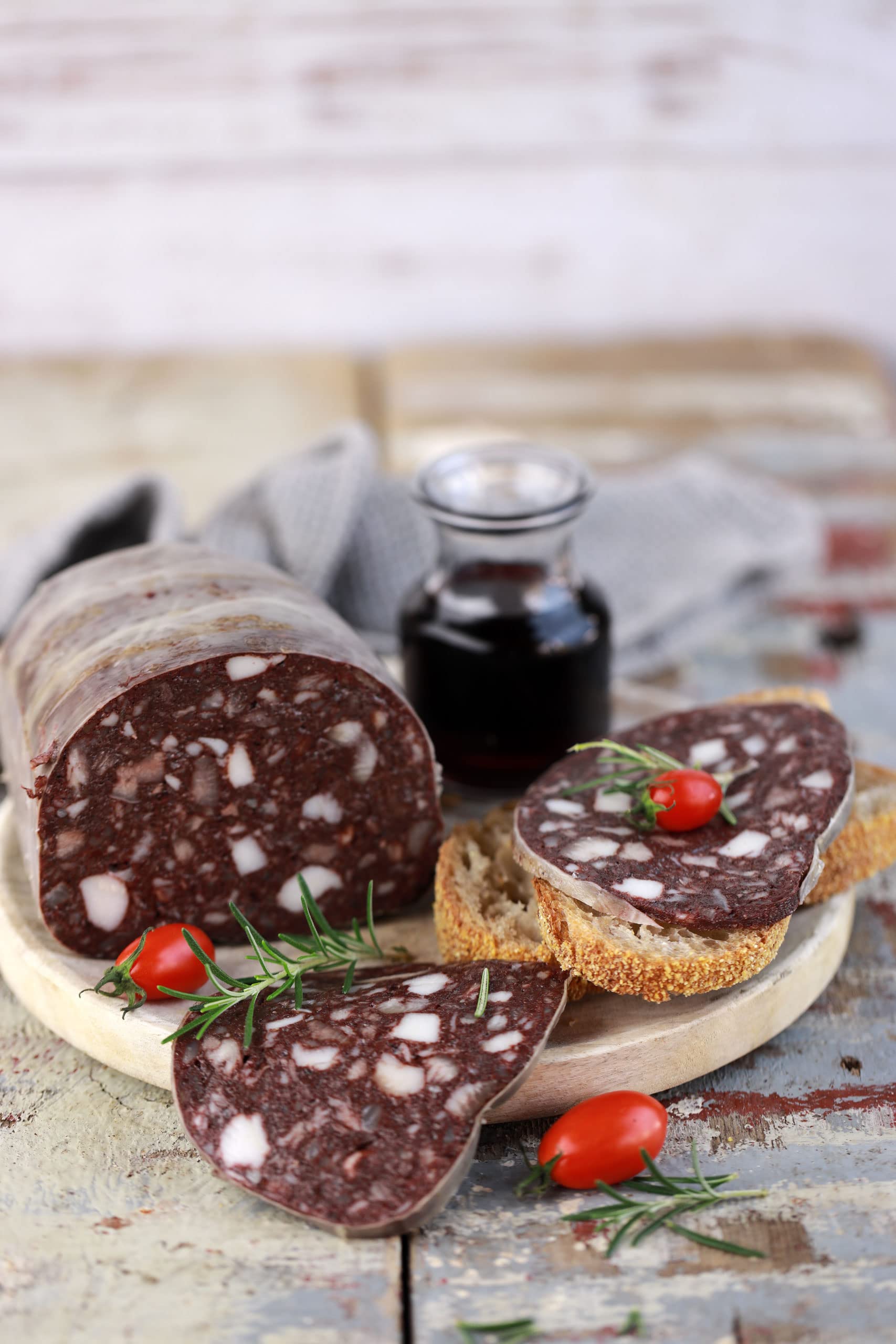 Biroldo (mallegato, sanguinaccio, buristo) | trancio sottovuoto da 1 kg | Salume artigianale Toscano | Salumificio Artigianale Gombitelli - Toscana