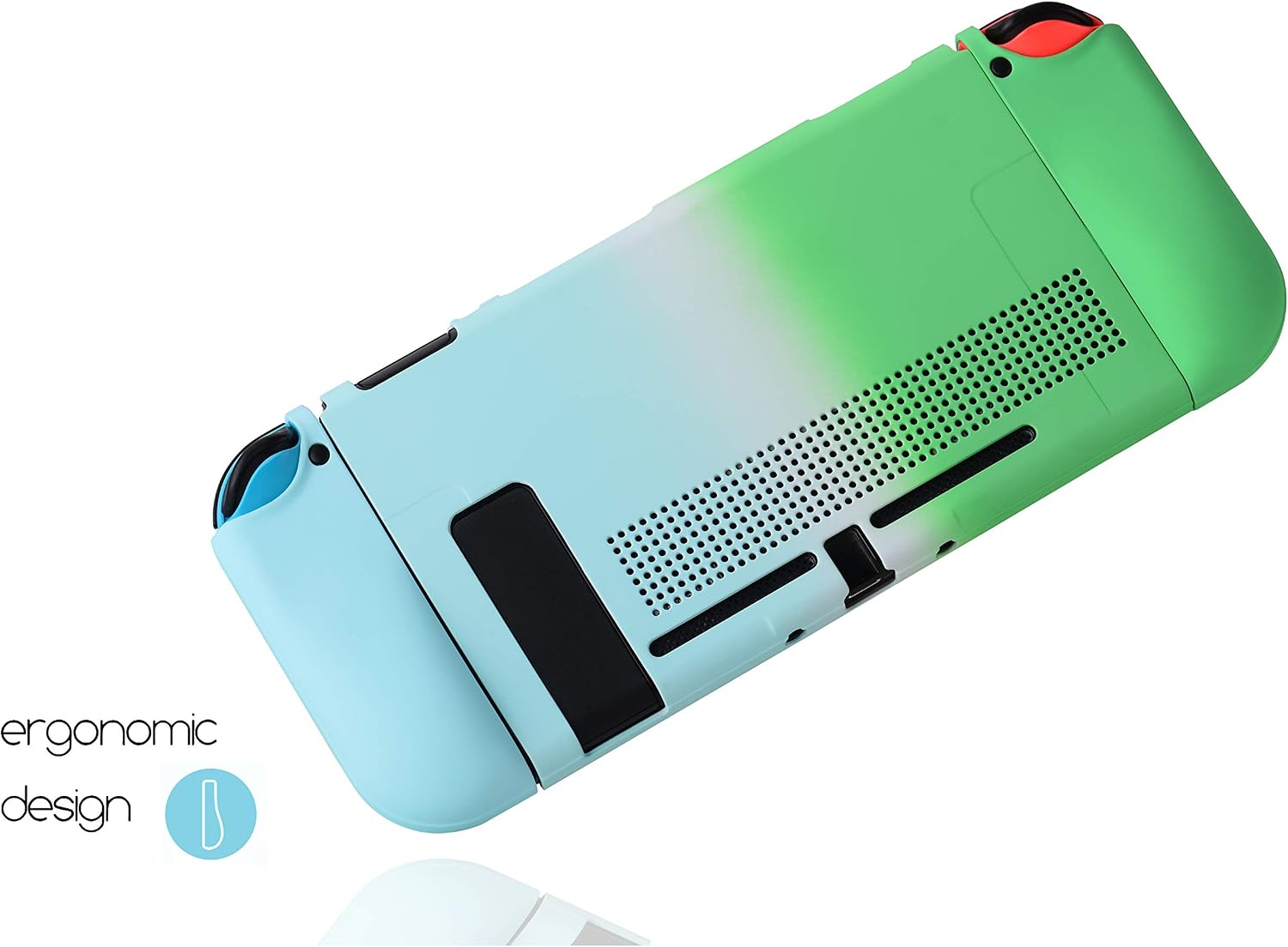 magictodoor Elegant Protective Dockable Case for Nintendo Switch - Handheld Grip Protector Cover - Include Thumb Grip Caps