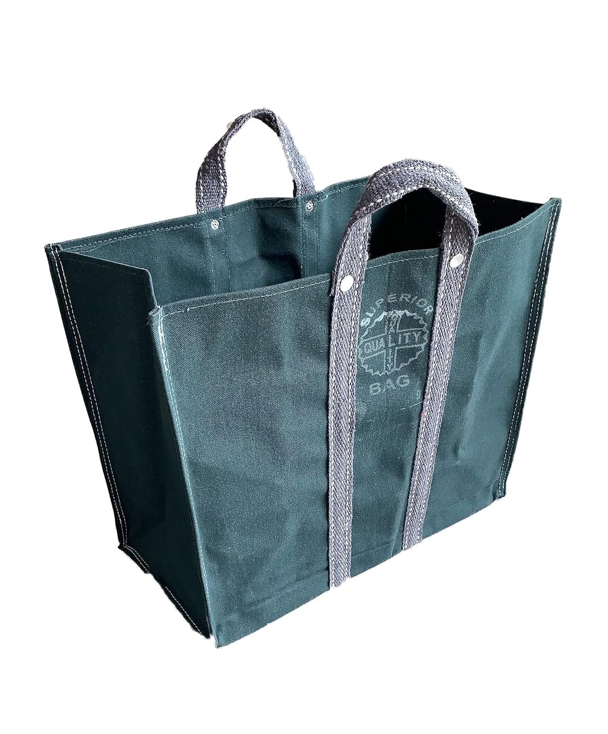 AMEYSON Reusable Large Heavy Duty Waterproof Shopping Bags Kitchen Essentials/Grocery Bag/Vegetable Bag/jhola/thela/Tote bag with Full Reinforced Handles (Pack Of 1 Green)