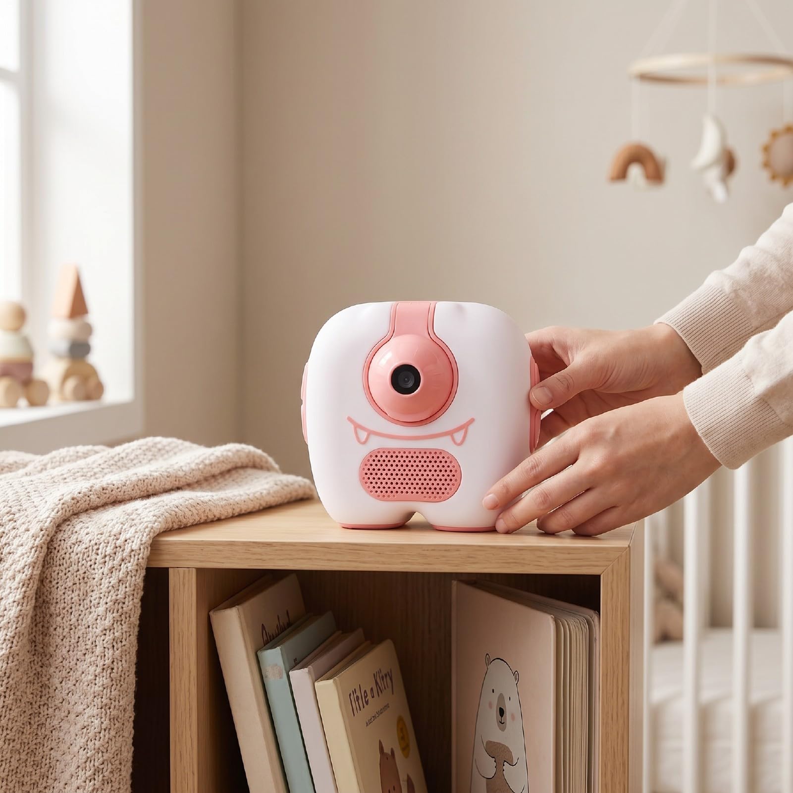 Emocjonalny Robot AI Kamera 2 MP Odwracany o 180° Pulpit Towarzysz ze Sterowaniem Głosowym Rozpoznawanie Obiektów dla Dzieci Interaktywna Nauka