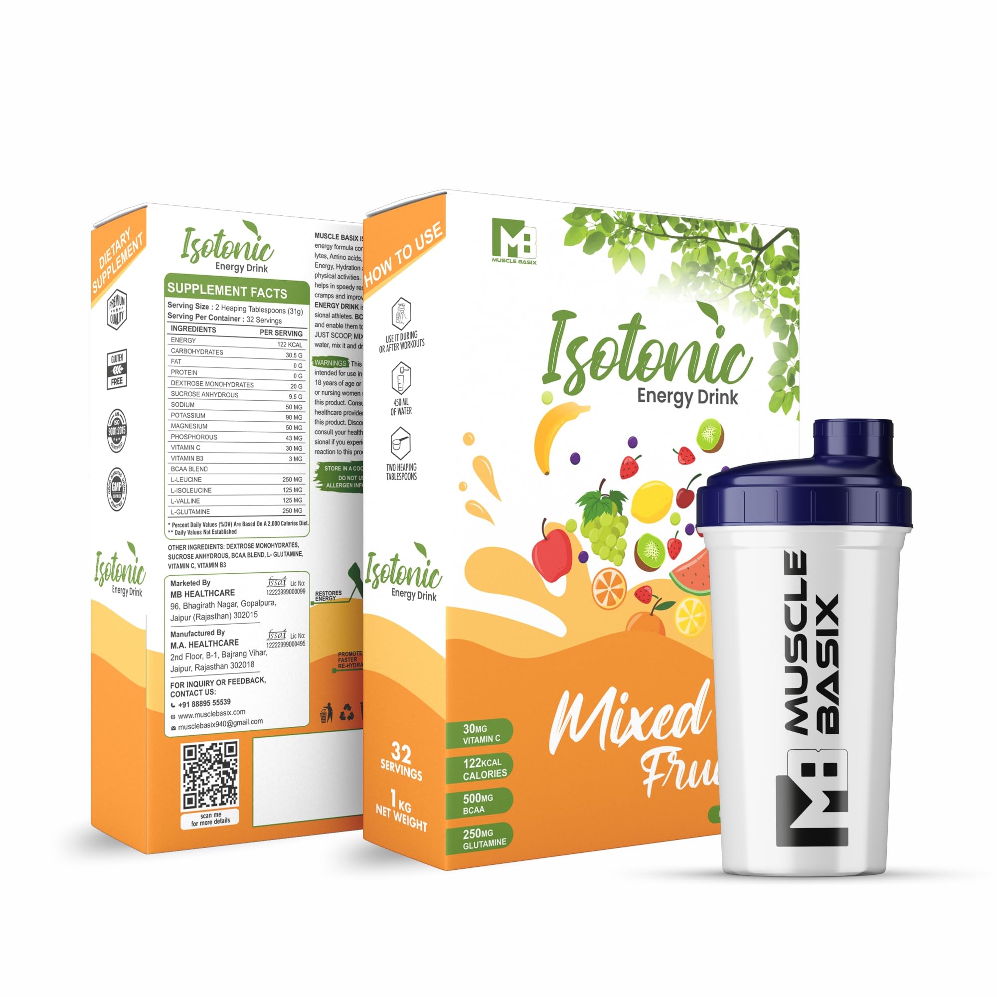 Buy MUSCLE BASIX Isotonic Energy Drink Best for Sports person