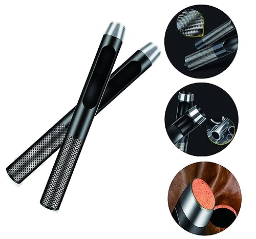 Miniatura 3 de IRISFLY 10 unidades Ronda Acero Craft sacabocados de 1 mm a 10 mm para cinturones de piel, relojes y juntas.