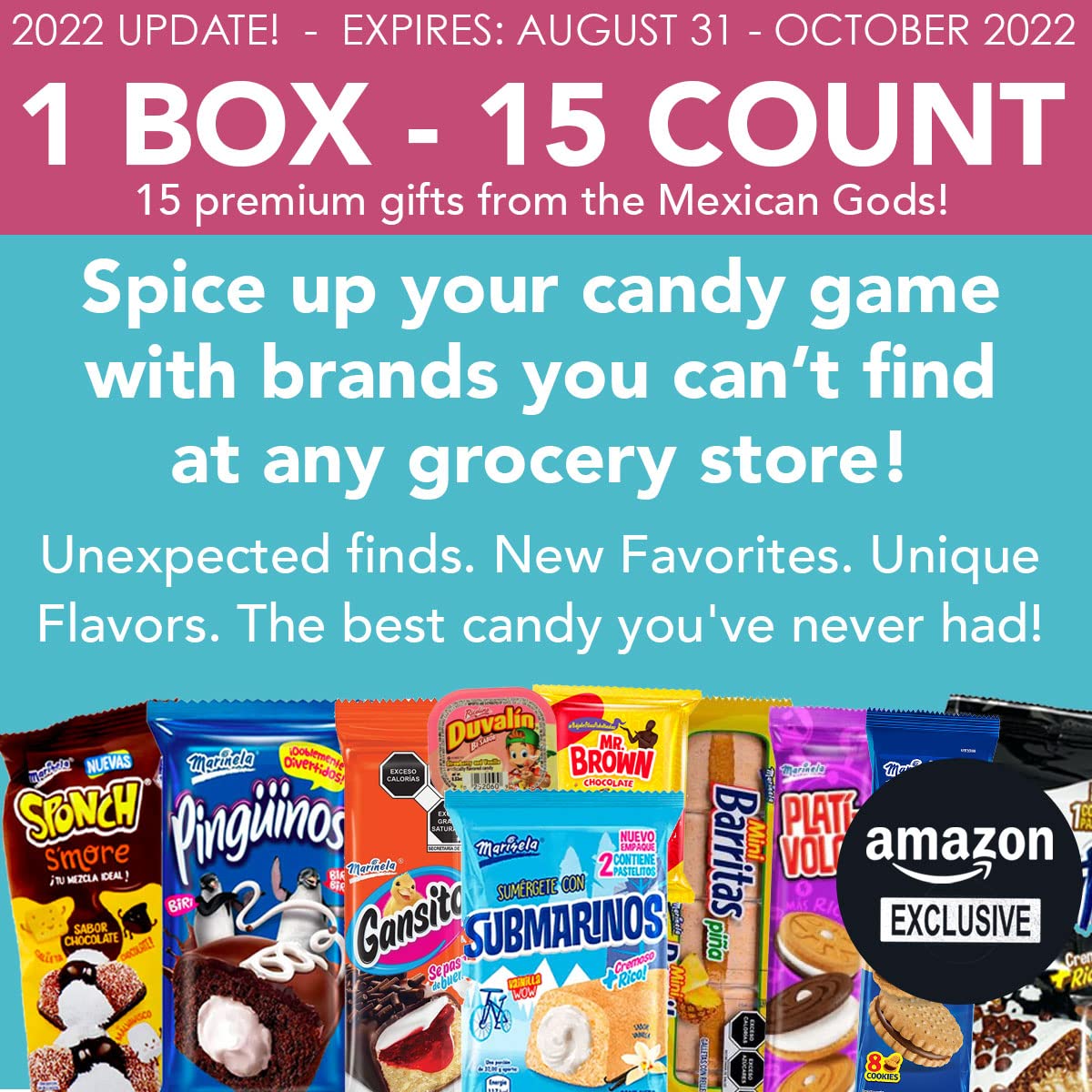 Charloo Premium Mexican Candy Box + FREE Surprise Tiktok Variety Pack