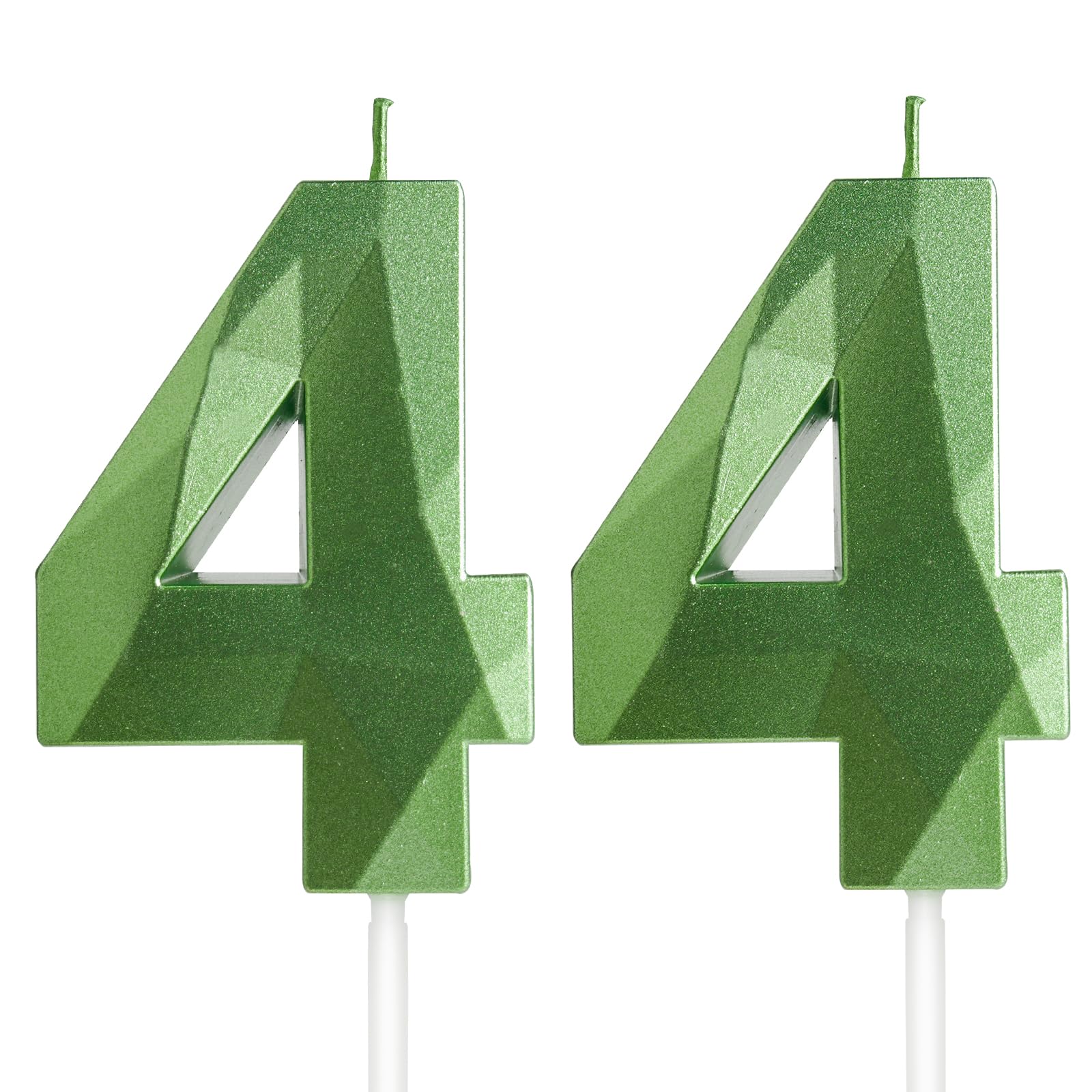 Yiran 50th Birthday Candles, Gold Number 50 Happy Birthday Candles, Cake Topper Decorations for Birthday Party, Wedding Anniversary Celebration Supply — view 129