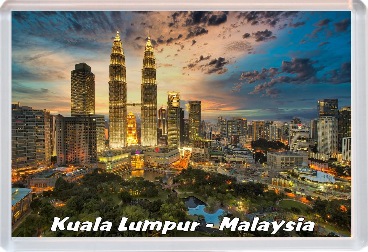 Baked Bean Store Multicolor Kuala Lumpur - Malaysia - 96 X 67Mm Jumbo Fridge Magnet/Magnets Bbsfhm689