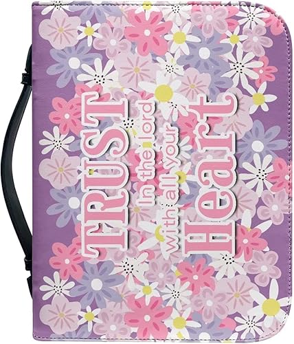 Miniatura 28 de TODIYADDU Funda para Biblia de gran capacidad para mujeres y hombres, bolsa de mano de iglesia, bolsa de estudio, bolsa de Biblia, accesorios