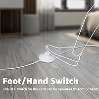 Vista 3 de Paquete de 2 Luces Puntuales para Interiores, Luces de Acento LED Direccionales de 120V, Focos para Plantas de 3W, Focos de Piso de 3000K