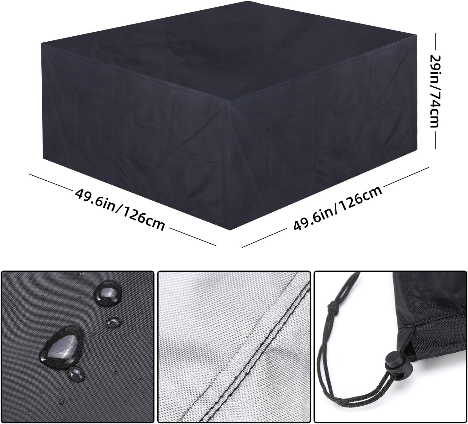 Fuloon Patio Furniture Cover Waterproof Large Outdoor Table Chair Sofa Cover 420D Oxford Cloth for Garden : Patio, Lawn & Garden