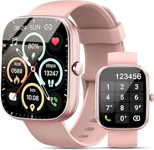 Smart Watch for Women Men Answer Make Calls 1 91 HD Smartwatch Fitness Tracker with 100 Sport Modes