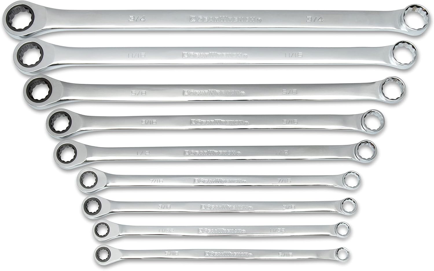 GEARWRENCH - SET WR RAT XL GEARBOX SAE 9PC (85998)