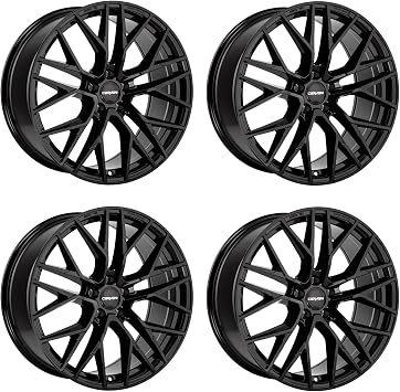 4x Carmani alloy rims 20 Ludwig 6.5x16 ET44 5x112 black compatible with MG MG4 MG5