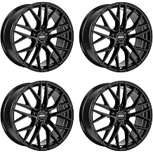 4x Carmani alloy rims 20 Ludwig 6.5x16 ET44 5x112 black compatible with MG MG4 MG5