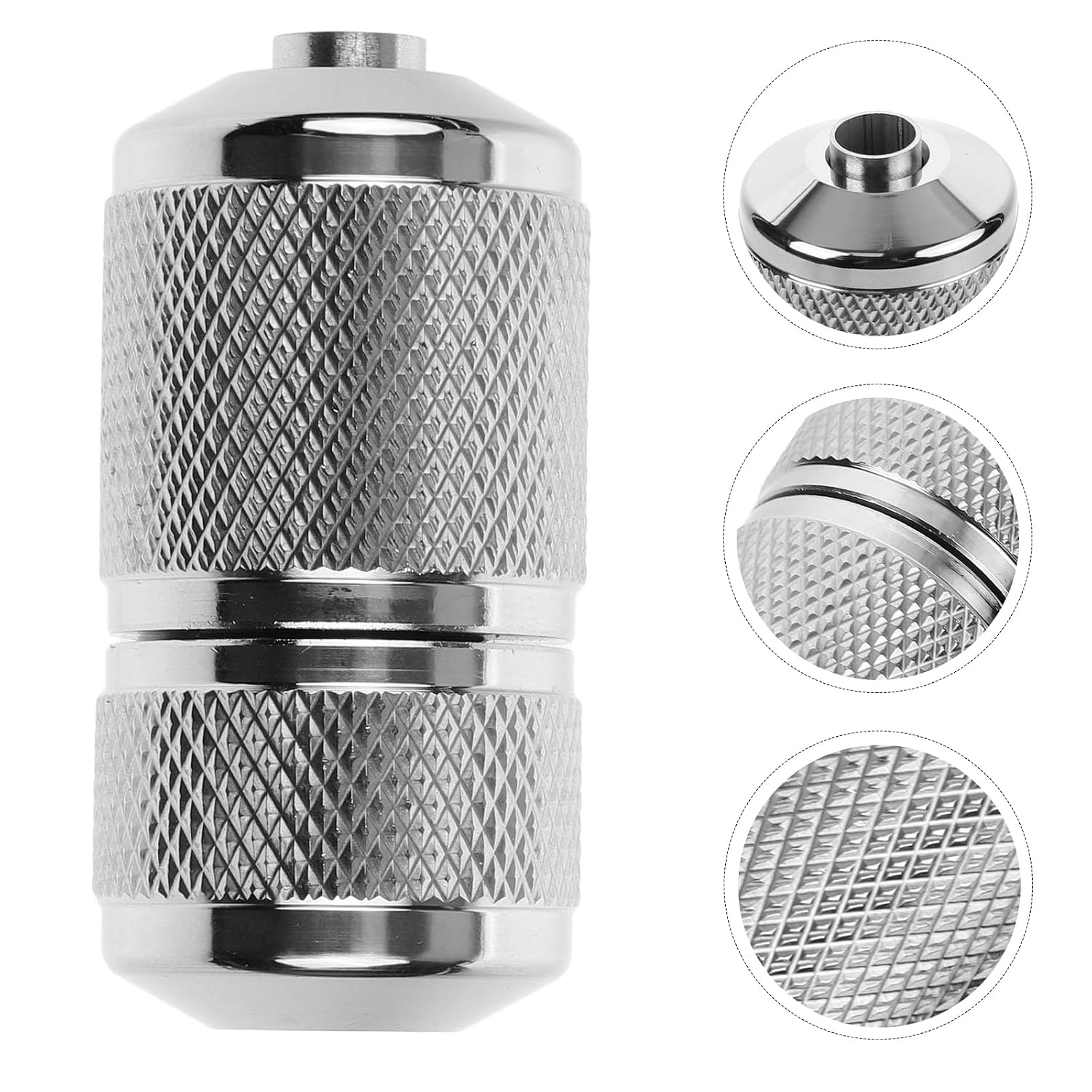 Artibetter Stainless Steel Tattoo Machine Tube Handle Grips Tip Tattoo Self Lock Grips for Supplies Tools 25mm Metal Joycon