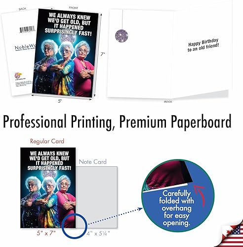 Vista 27 de NobleWorks Humorous Birthday Greeting Card with 5 x 7 Inch Envelope (1 Card) Bday Bra Size C10073BDG