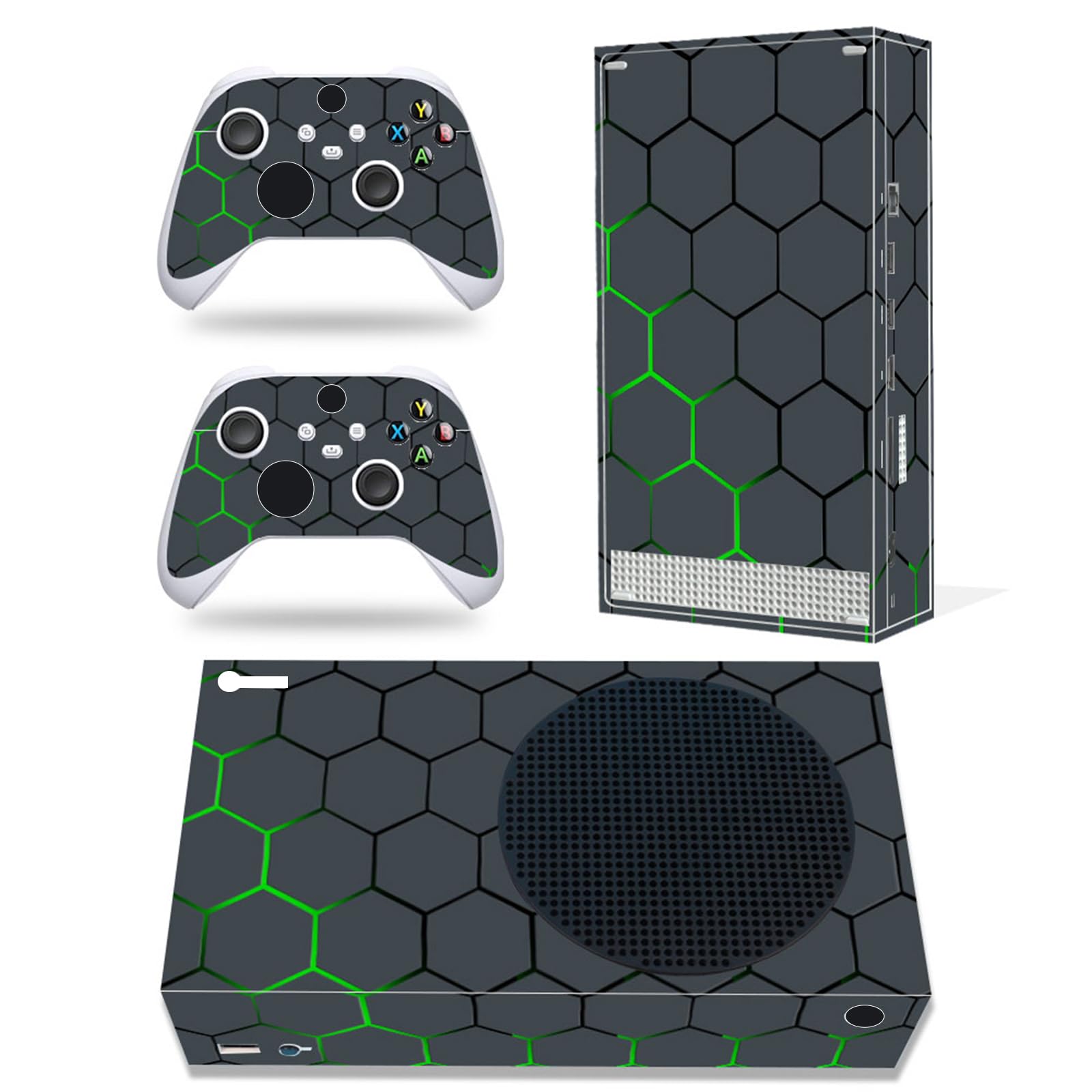 Skin for Console Compatible with Xbox Series S (Grey)