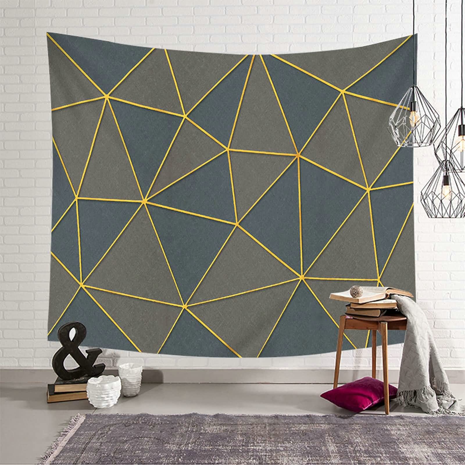 Tapiz de pared KnSam triangular: transforma tus ambientes vacíos de forma fácil y limpia 8