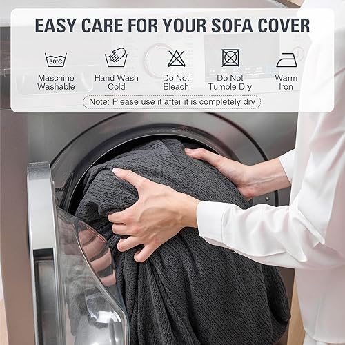 Miniatura 7 de Fundas para sofá modular, fundas de cojín elásticas, lavables, resistentes al desgaste, fundas universales para sofá, protector de muebles, funda de