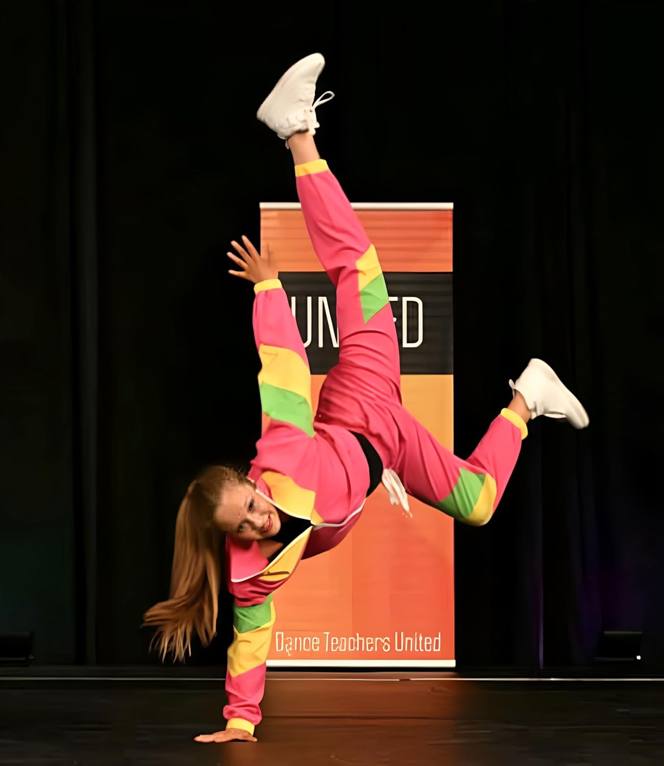 UOUA Women's Color Block 2 Piece 80s 90s Outfits Long Sleeve Windbreaker Jacket Tracksuit Set - Image 3