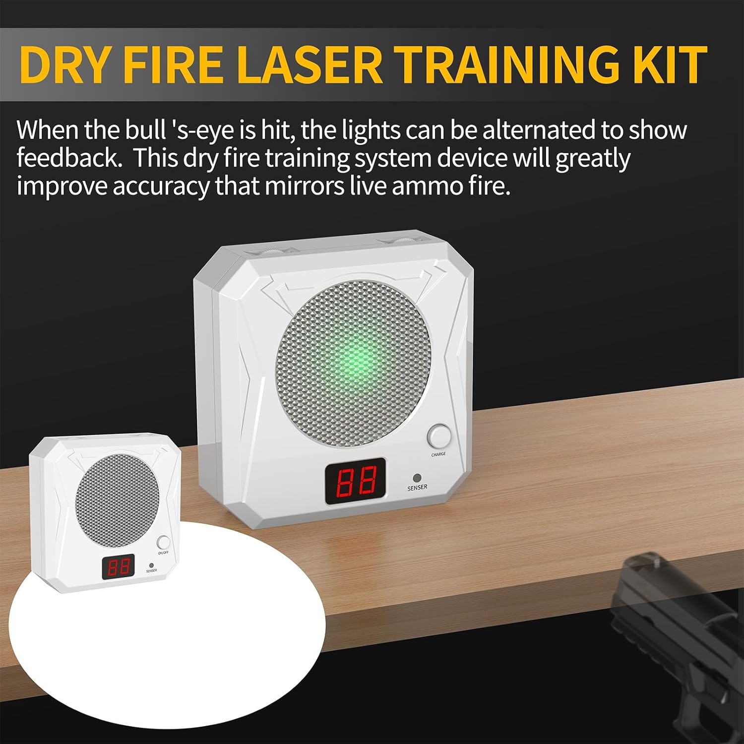 Laser Target Portable Trainer Target Dry Fire Laser Training System and 4 Size PVC Shelter
