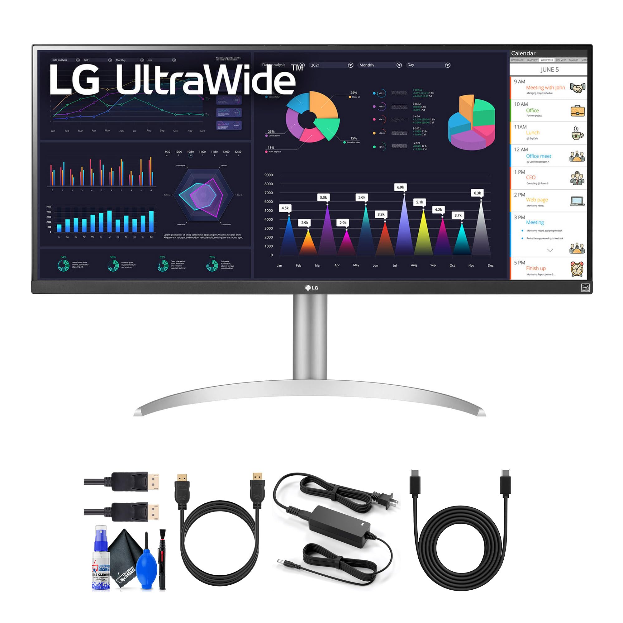 Amazon.com: LG 34WQ650-W 34 Inch 21:9 UltraWide 1080p Full HD