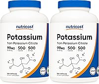 Vista 6 de Nutricost Citrato de potasio 99 mg, 500 cápsulas