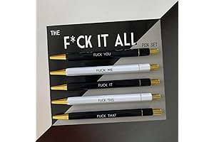 5 Pcs FUCK IT ALL Pens