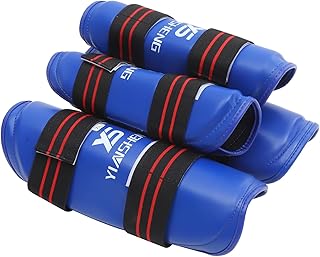 BESPORTBLE Equipamento De Taekwondo Protetor De Boxe Taekwondo Protetor De Braço Boxe Proteção De Tornozelo Legging De Boxe Taekwondo Caneleira Legging Equipamento De Proteção Cotoveleiras