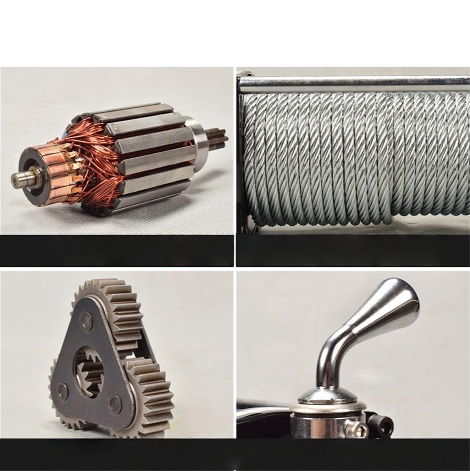 Verricello 12/24 V 2000/3000/4000/4500/6000/9500/12000 libbre