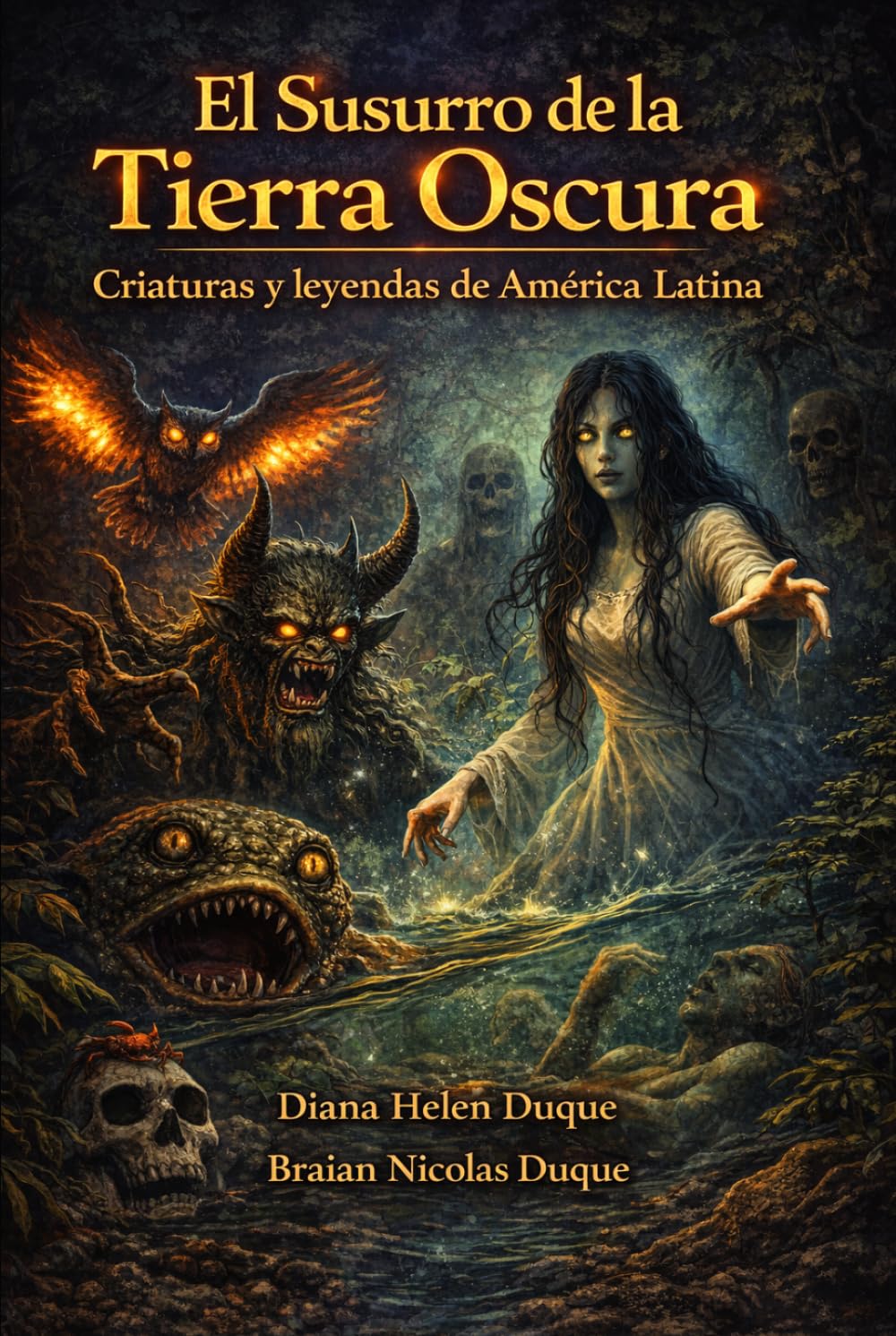 El Susurro de la Tierra Oscura: Criatura y Leyendas de América Latina