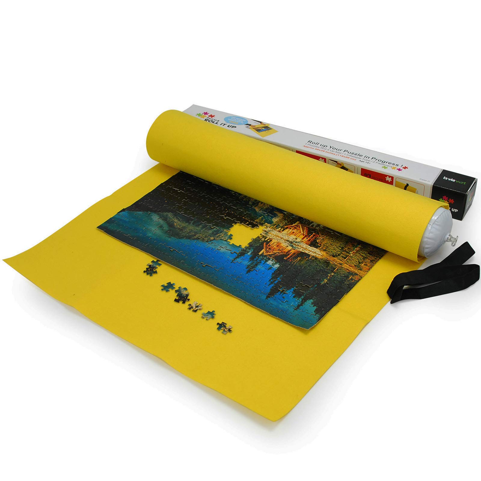 Buy Lavievert Jigsaw Puzzle Roll Mat Felt Mat for Puzzle Storage Puzzle