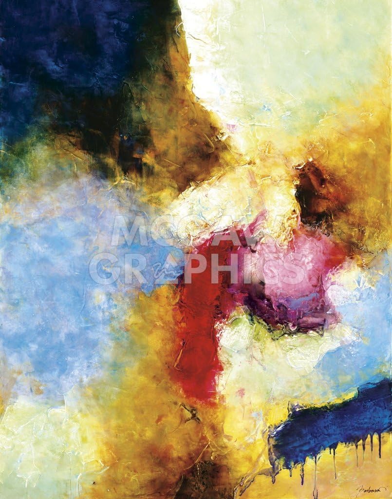 McGaw Graphics Semilla de un Poema by Javier Lopez Barbosa, Art Print Poster, Paper Size 14" x 11" Image Size 10.5" x 8.25"(B1728)