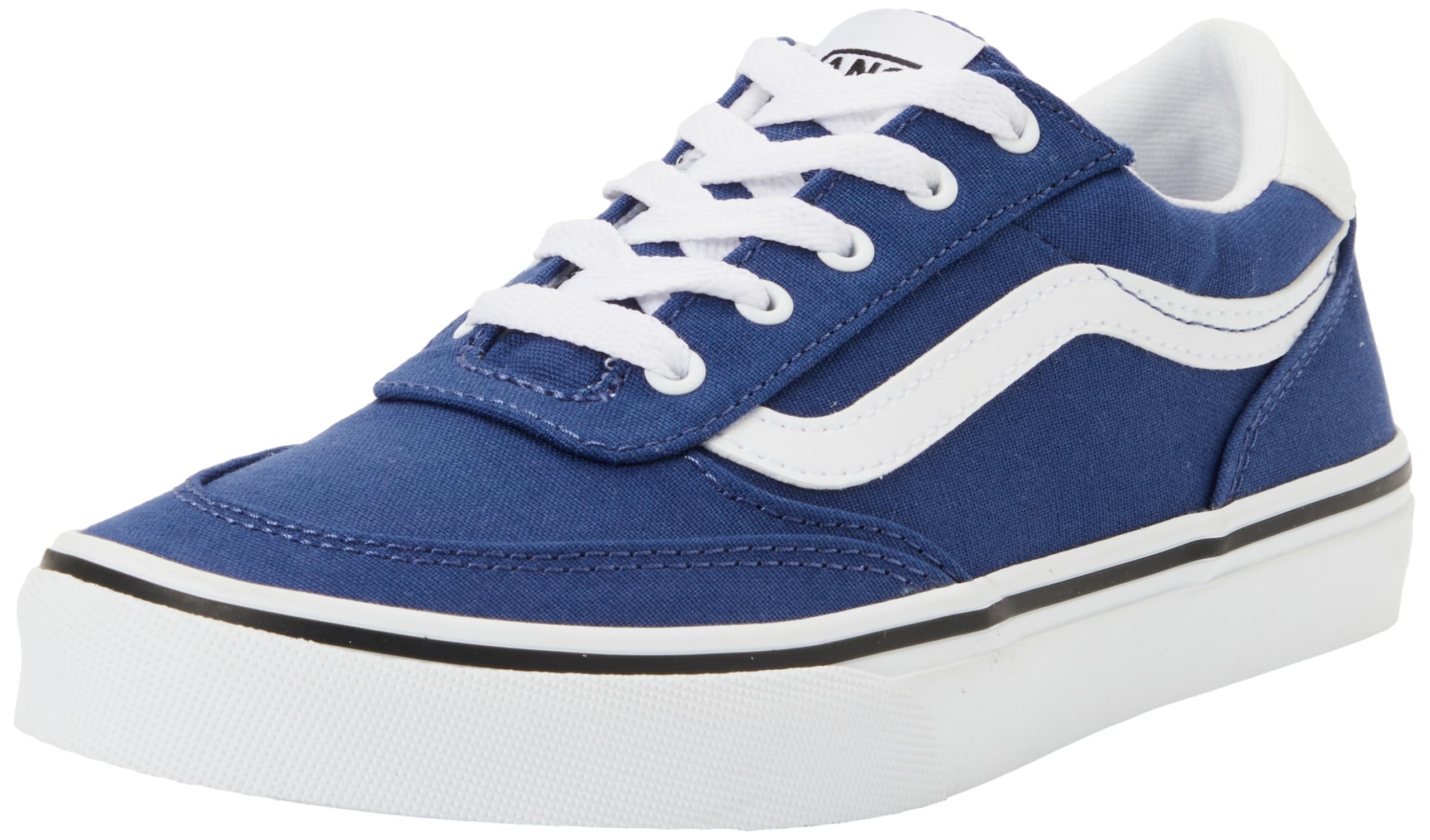 Vans Brooklyn Ls, Sneaker Boy's, 5tu Canvas True Navy, 10 UK Child