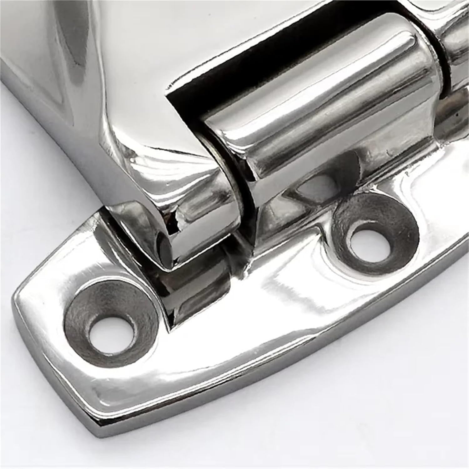 Stainless Steel Polishing Cooler Freezer Door Hinges Silver Tone Hardware Accessories Hinge 1Pcs